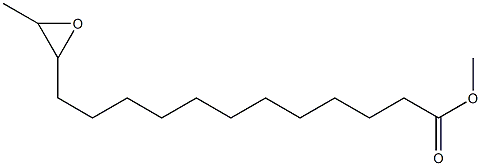 13,14-Epoxypentadecanoic acid methyl ester Struktur