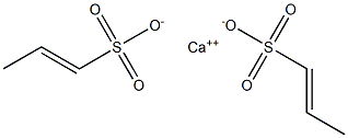 Bis(1-propene-1-sulfonic acid)calcium salt Struktur