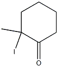 2-Methyl-2-iodocyclohexanone Struktur