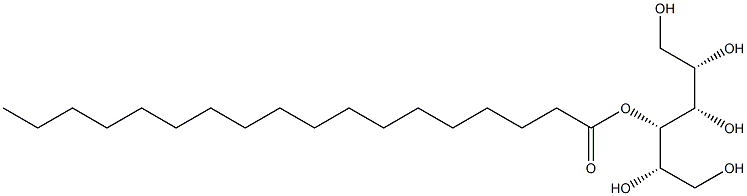 L-Mannitol 4-octadecanoate Struktur