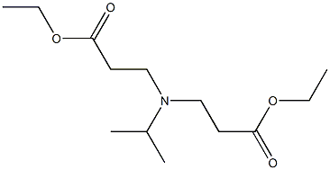 3,3'-(Isopropylimino)dipropionic acid diethyl ester Struktur