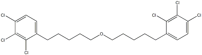 2,3,4-Trichlorophenylpentyl ether Struktur