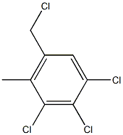 1,2,3-Trichloro-4-methyl-5-(chloromethyl)benzene Struktur