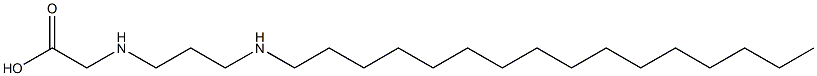 N-[3-(Hexadecylamino)propyl]aminoacetic acid Struktur