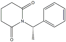 1-[(S)-1-(Phenyl)ethyl]piperidine-2,6-dione Struktur