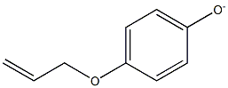 4-[(2-Propenyl)oxy]benzene-1-olate Struktur