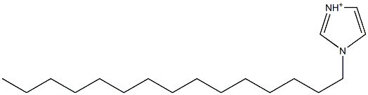 1-Pentadecylimidazolium Struktur