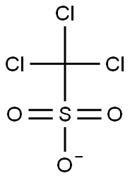 Trichloromethanesulfonate Struktur