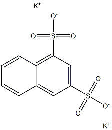 1,3-Naphthalenedisulfonic acid dipotassium salt Struktur