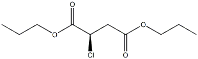 [R,(+)]-Chlorosuccinic acid dipropyl ester Struktur