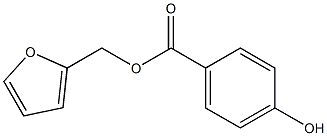 p-Hydroxybenzoic acid furfuryl ester Struktur