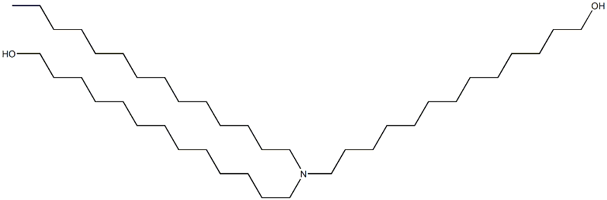 13,13'-(Tetradecylimino)bis(1-tridecanol) Struktur