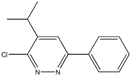 3-Chloro-4-isopropyl-6-phenylpyridazine Struktur