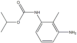 3-Amino-2-methylphenylcarbamic acid isopropyl ester Struktur