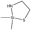 2,2-Dimethyl-1-thia-3-aza-2-silacyclopentane Struktur