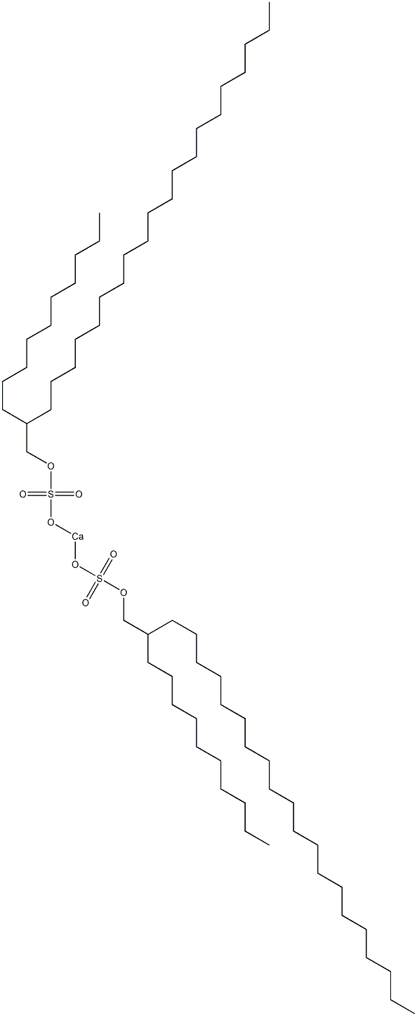 Bis(2-decyldocosyloxysulfonyloxy)calcium Struktur