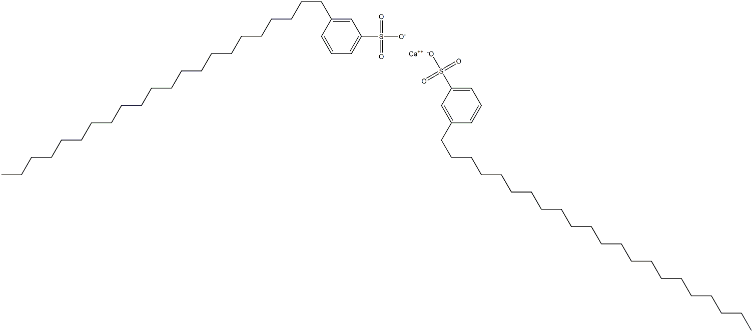 Bis(3-docosylbenzenesulfonic acid)calcium salt Struktur