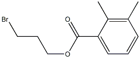 2,3-Dimethylbenzenecarboxylic acid 3-bromopropyl ester Struktur