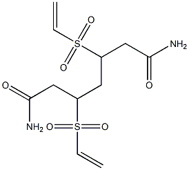 3,5-Bis(vinylsulfonyl)pimelamide Struktur