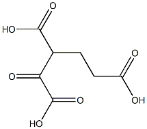 2-Oxo-3-carboxyadipic acid Struktur