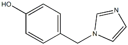 1-(4-Hydroxybenzyl)-1H-imidazole Struktur