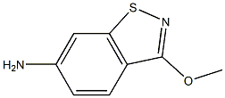 3-Methoxy-1,2-benzisothiazol-6-amine Struktur