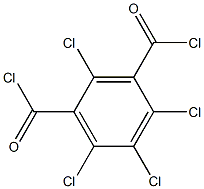 Tetrachloroisophthalic acid dichloride Struktur