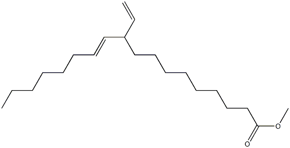 (11E)-10-Vinyl-11-octadecenoic acid methyl ester Struktur