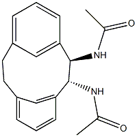 (1R,2R)-N,N'-Diacetyl-1,2-[ethylenebis(3,1-phenylene)]ethane-1,2-diamine Struktur