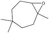 1,4,4-Trimethyl-8-oxabicyclo[5.1.0]octane Struktur