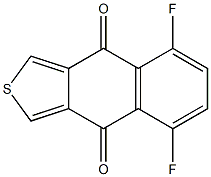 5,8-Difluoronaphtho[2,3-c]thiophene-4,9-dione Struktur