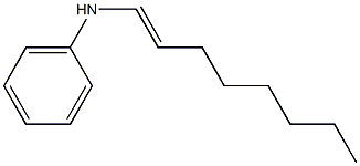 N-(1-Octenyl)aniline Struktur