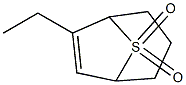 6-Ethyl-8-thiabicyclo[3.2.1]oct-6-ene 8,8-dioxide Struktur