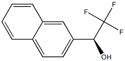 [S,(+)]-1-(2-Naphtyl)-2,2,2-trifluoroethanol Struktur