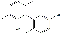 3,6,6'-Trimethyl-1,1'-biphenyl-2,3'-diol Struktur