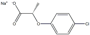 [S,(-)]-2-(p-Chlorophenoxy)propionic acid sodium salt Struktur