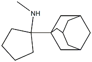 N-Methyl-1-(adamantan-1-yl)cyclopentan-1-amine Struktur