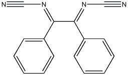 1,2-Bis(cyanoimino)-1,2-diphenylethane Struktur