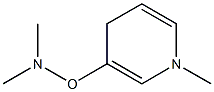 1-Methyl-3-(dimethylaminooxy)-1,4-dihydropyridine Struktur