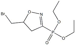 [(5-(Bromomethyl)-4,5-dihydroisoxazol)-3-yl]phosphonic acid diethyl ester Struktur