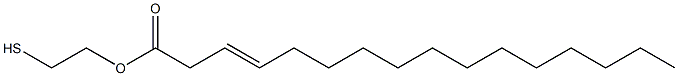 3-Hexadecenoic acid 2-mercaptoethyl ester Struktur