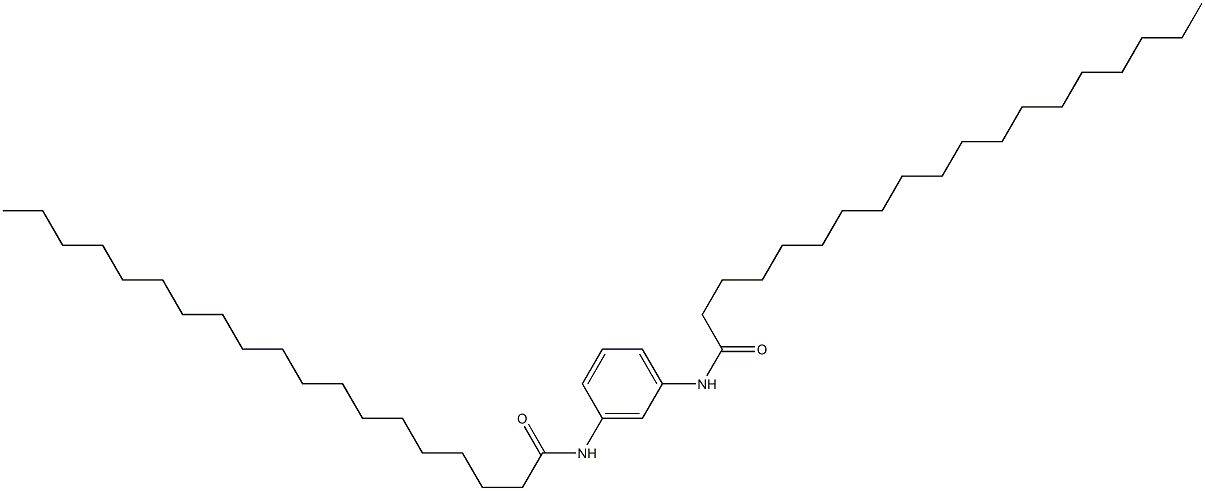 N,N'-Bis(1-oxononadecyl)-m-phenylenediamine Struktur