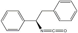 [R,(+)]-1,2-Diphenylethyl isocyanate Struktur