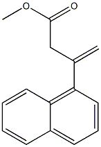 3-(1-Naphtyl)-3-butenoic acid methyl ester Struktur