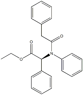 N,2-Diphenyl-N-(phenylacetyl)glycine ethyl ester Struktur