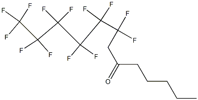 8,8,9,9,10,10,11,11,12,12,13,13,13-Tridecafluoro-6-tridecanone Struktur