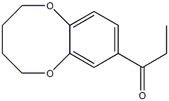 2,3,4,5-Tetrahydro-8-propanoyl-1,6-benzodioxocin Struktur