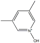 3,5-Dimethyl-1-hydroxypyridin-1-ium Struktur