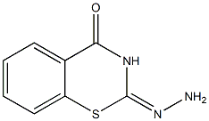 2,3-Dihydro-2-hydrazono-4H-1,3-benzothiazin-4-one Struktur