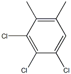 1,2,3-Trichloro-4,5-dimethylbenzene Struktur